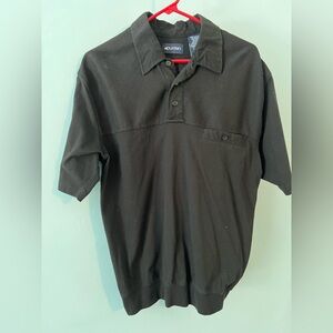 Puritan Men's Black Polo Shirt